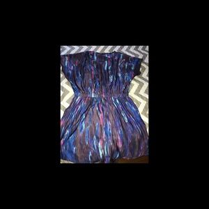 Multi colored Express short dress size Large